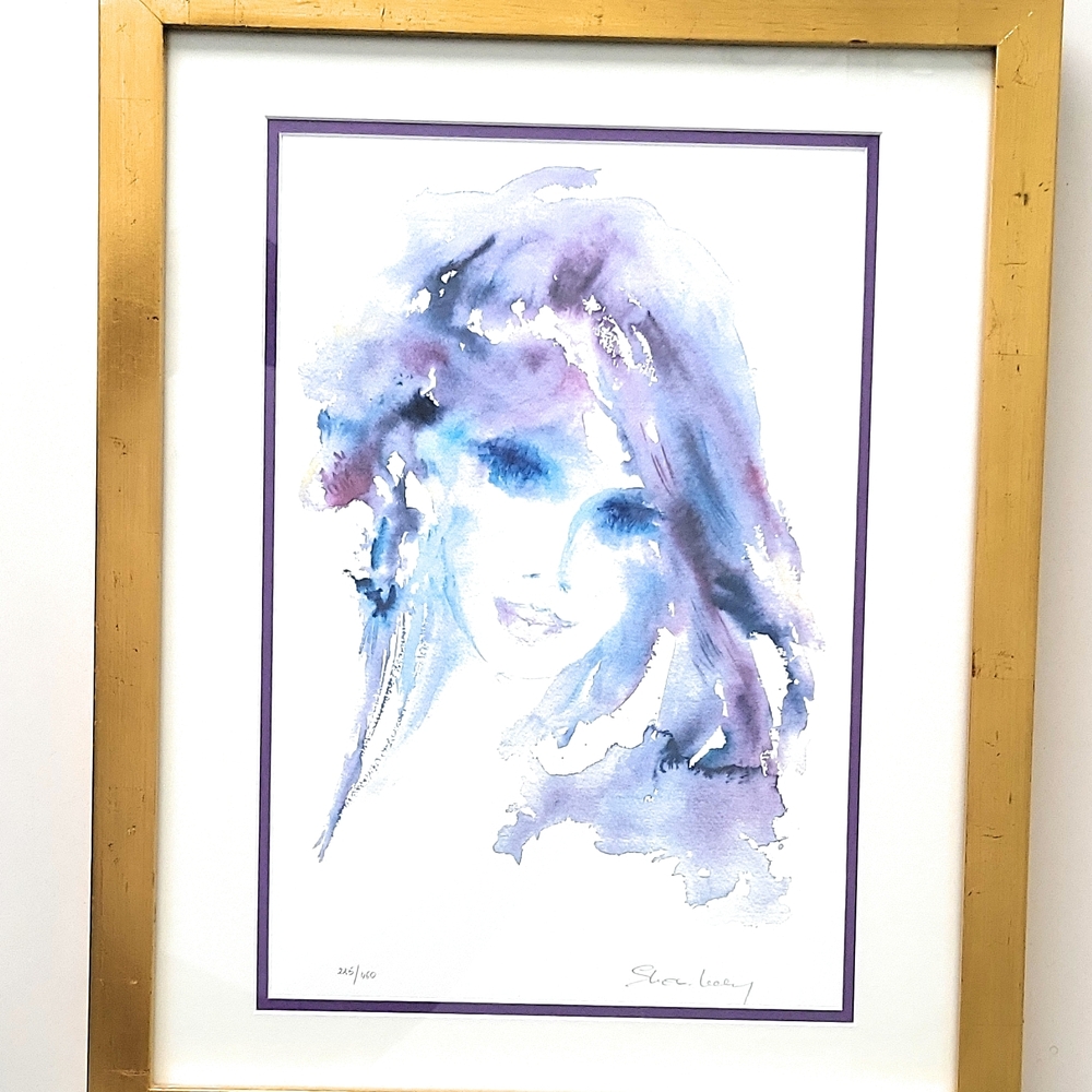 Shan Merry Seriolitoghraph Painting. 16 X 20 Inches
